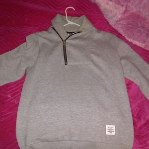 H&M divided quarter zip sweatshirt